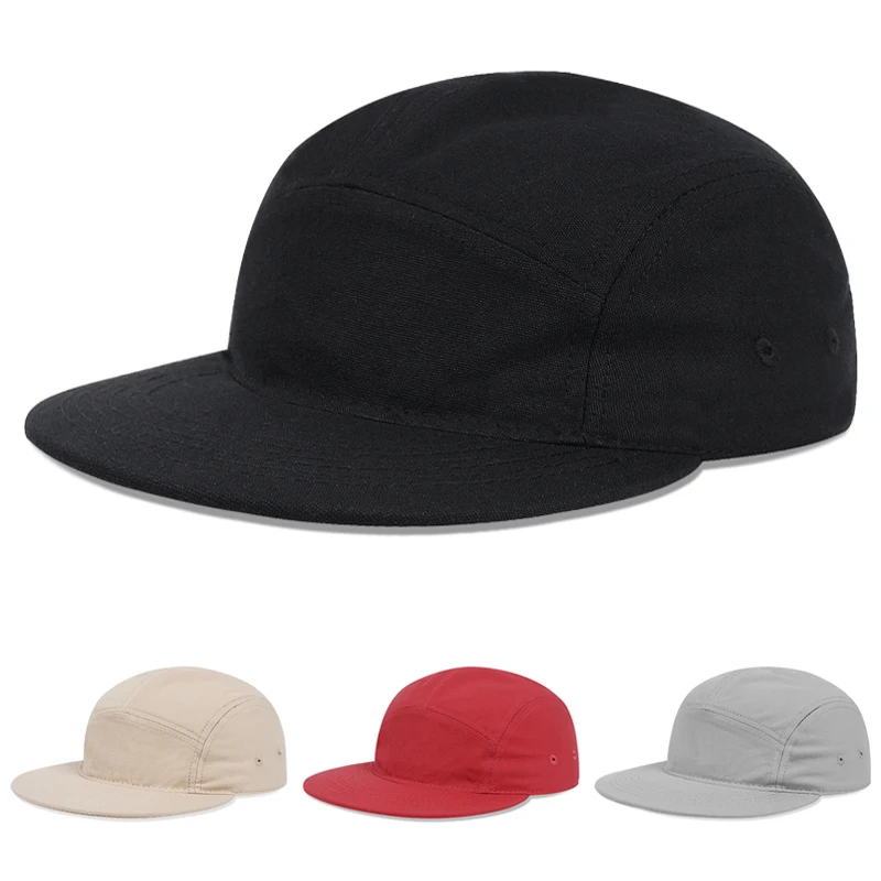 Corduroy Cap 5 Panel - Czapka retro 2026, czapka z pięcioma