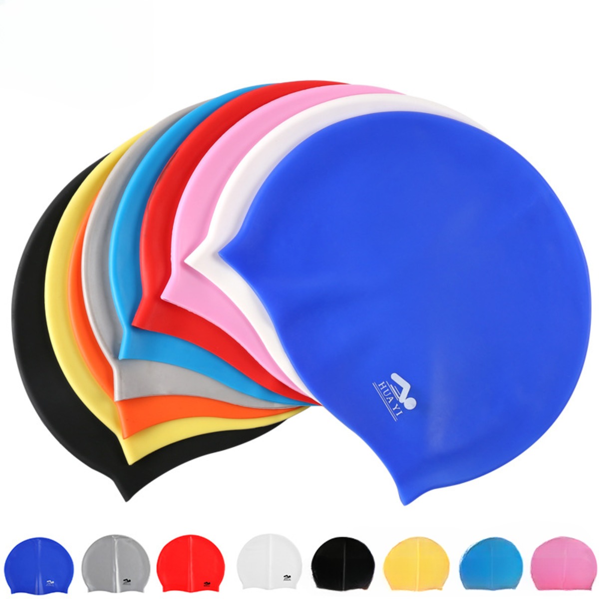 Swim Hat Silicone - Silikonowy elastyczny czepek pływacki Wodoodporny czepek
