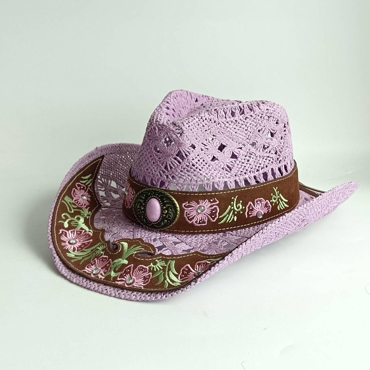 Damski ażurowy kapelusz kowboj – Cowboy Hat Straw recenzja i cena