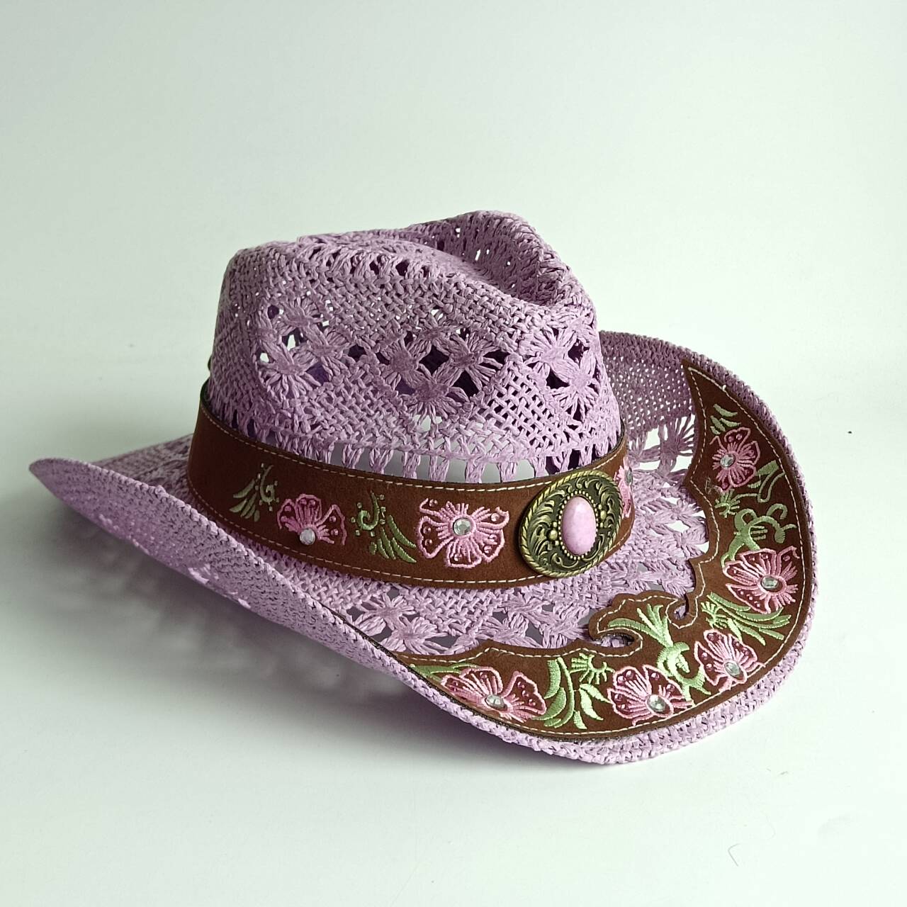 Damski ażurowy kapelusz kowboj – Cowboy Hat Straw recenzja i cena