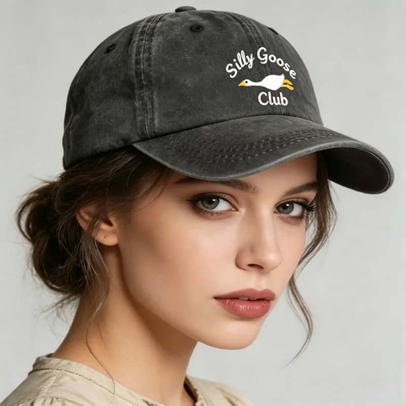 Czapka z nadrukiem z pranej ba – Golf Cap Dad recenzja i cena