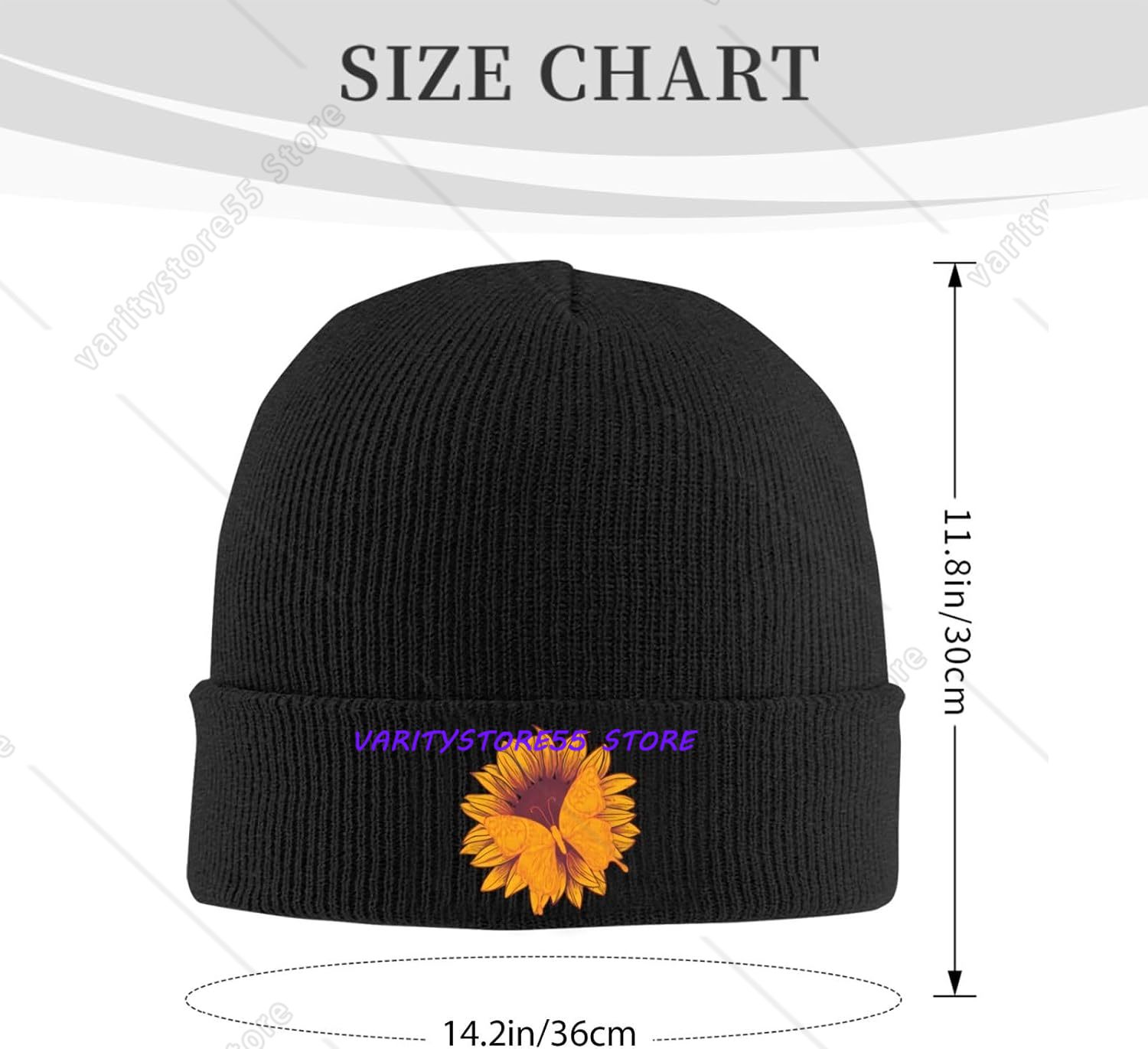 Czapka z dzianiny w motywy sło – Beanie Cuffed Knit recenzja i cena