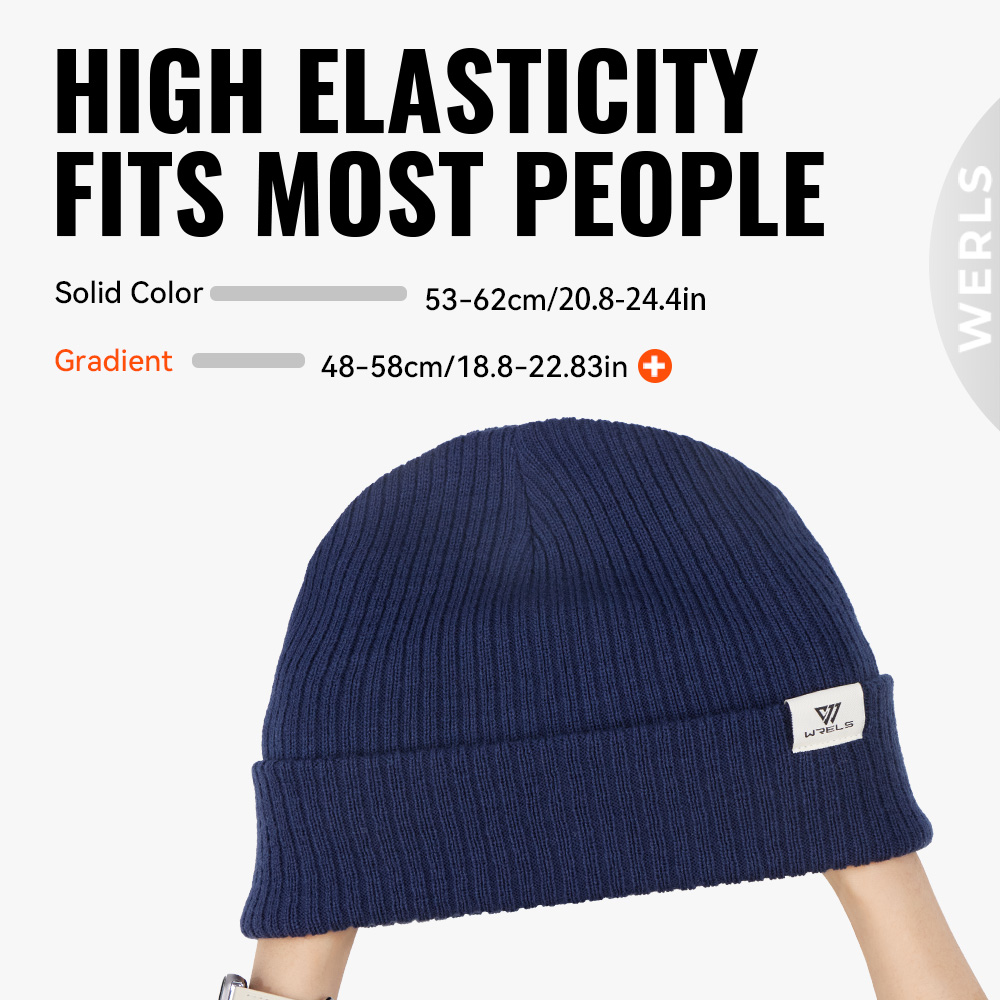 Czapka zimowa WRELS, dziergana – Beanie Cuffed Knit recenzja i cena